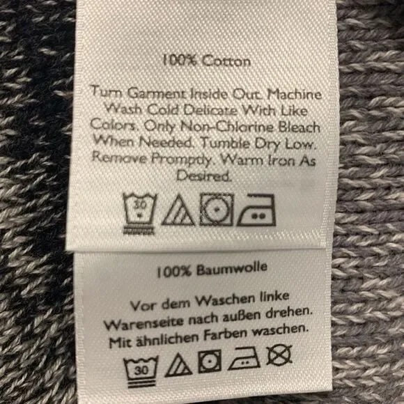 Eddie Bauer Long sleeve cotton striped sweater - Picture 12 of 15